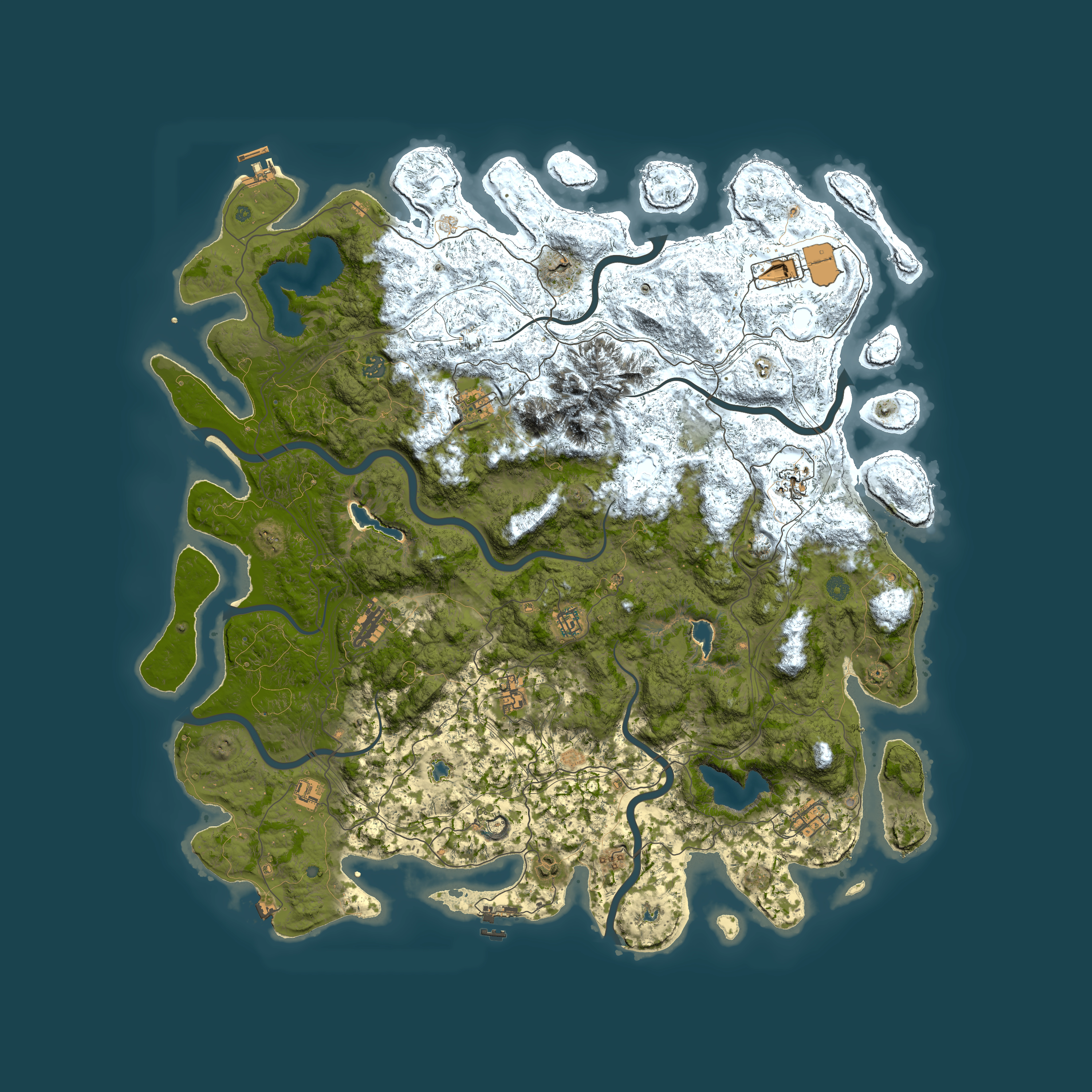 Full top-down render of Rust map seed 713525335, 5500x5500m