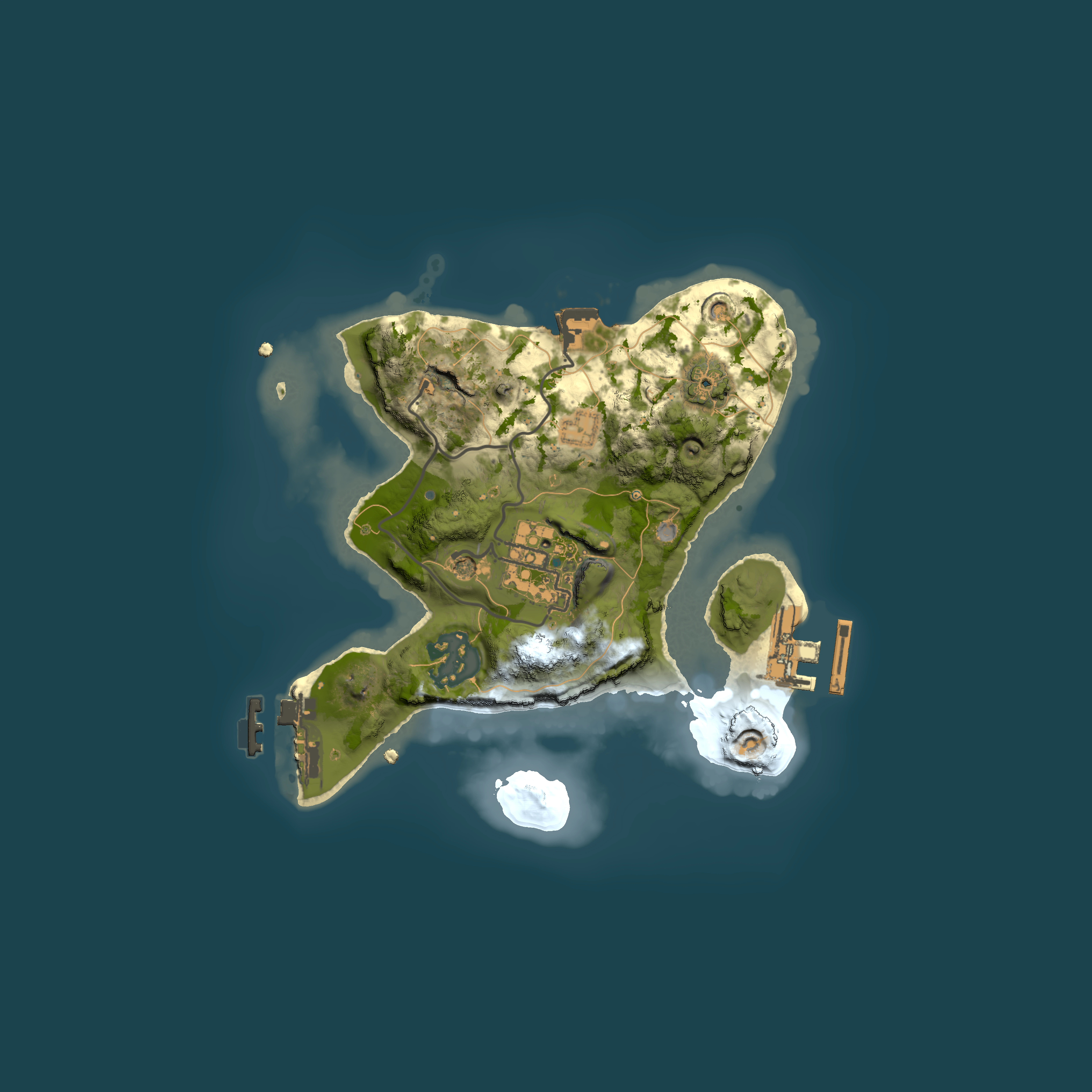 Full top-down render of Rust map seed 937068701, 2000x2000m