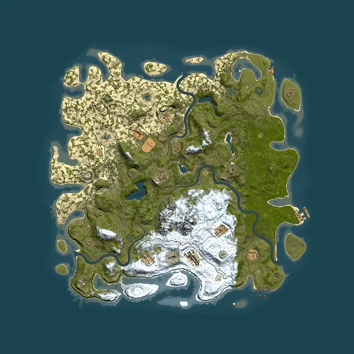 Rust map seed 1579549525, 5000x5000m top-down preview