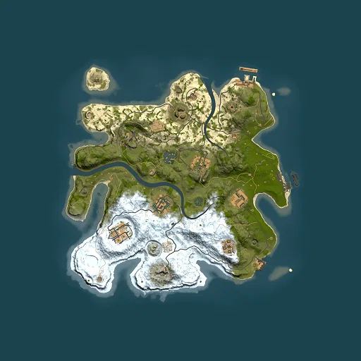 Rust map seed 996181556, 3000x3000m top-down preview