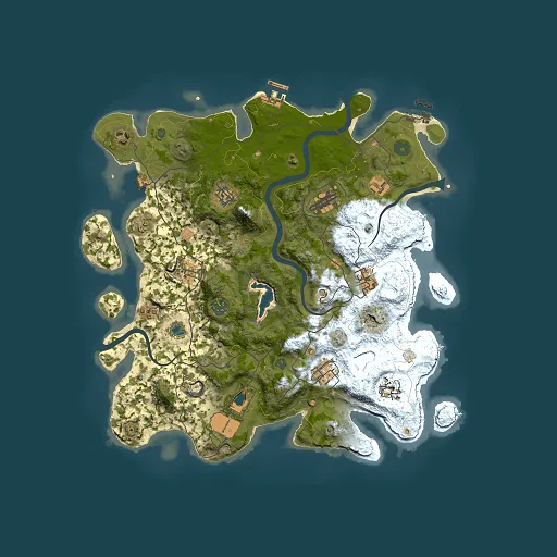 Rust map seed 188466744, 4000x4000m top-down preview