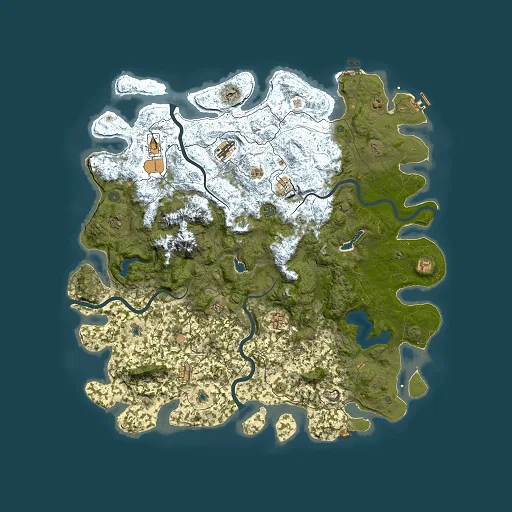 Rust map seed 281768032, 5500x5500m top-down preview