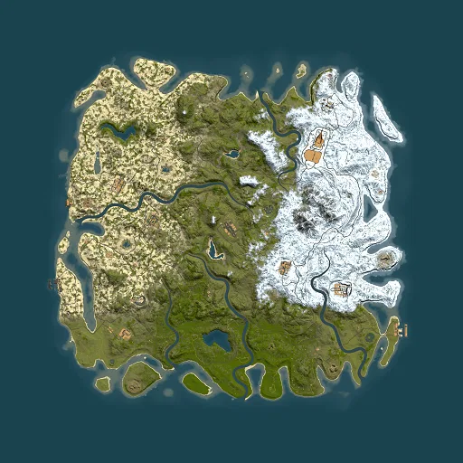 Rust map seed 1565309173, 6000x6000m top-down preview