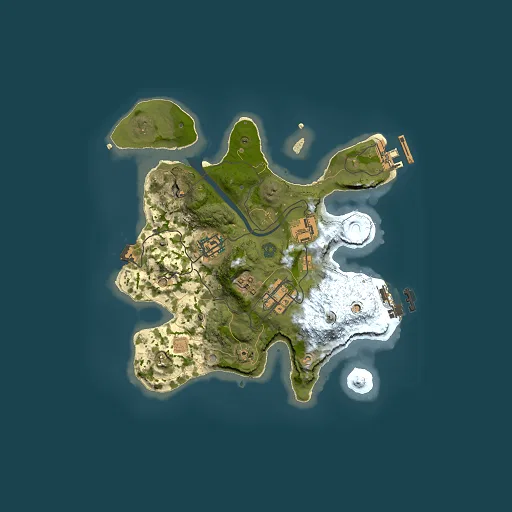 Rust map seed 920501947, 2500x2500m top-down preview