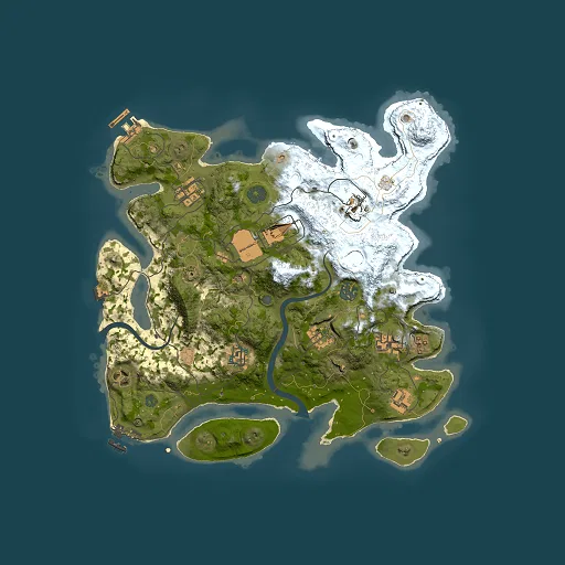 Rust map seed 1967200447, 3500x3500m top-down preview