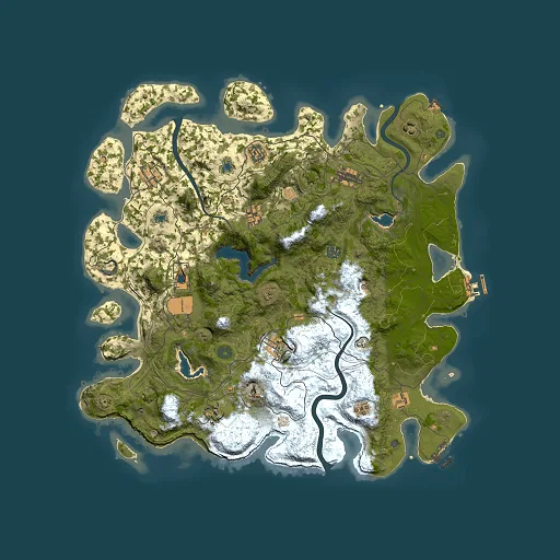 Rust map seed 1894189320, 4500x4500m top-down preview