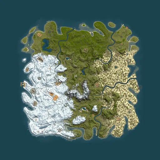Rust map seed 1682036925, 6000x6000m top-down preview