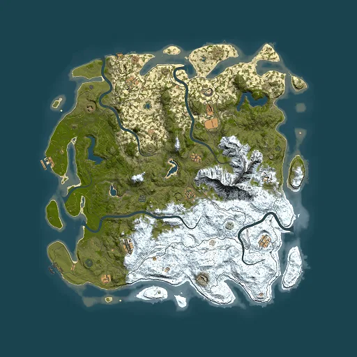 Rust map seed 1844531416, 5500x5500m top-down preview