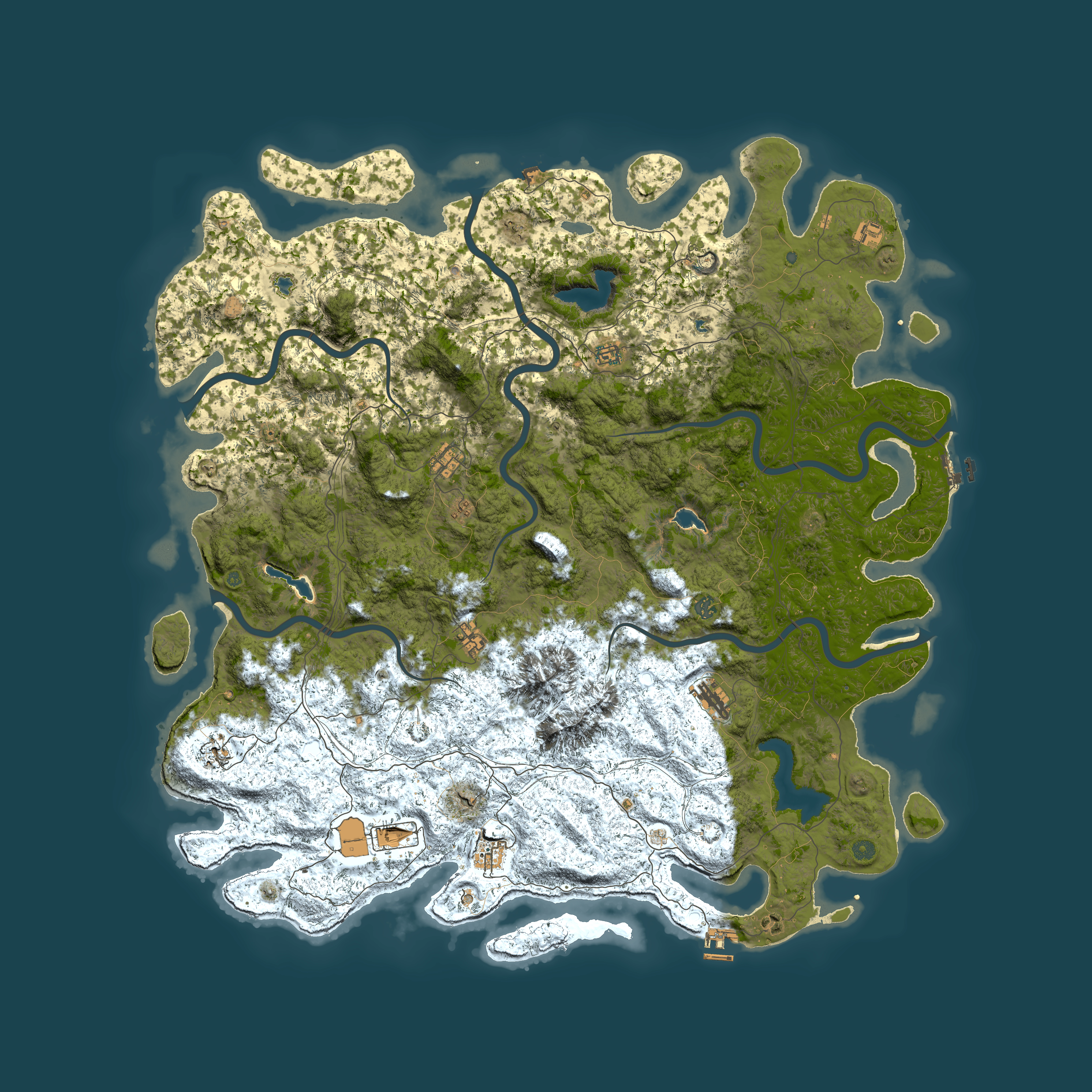 Full top-down render of Rust map seed 856457839, 6000x6000m