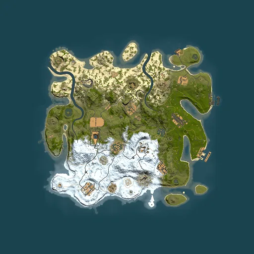 Rust map seed 105751892, 3500x3500m top-down preview
