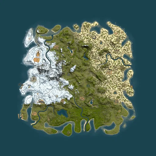 Rust map seed 36892504, 5500x5500m top-down preview
