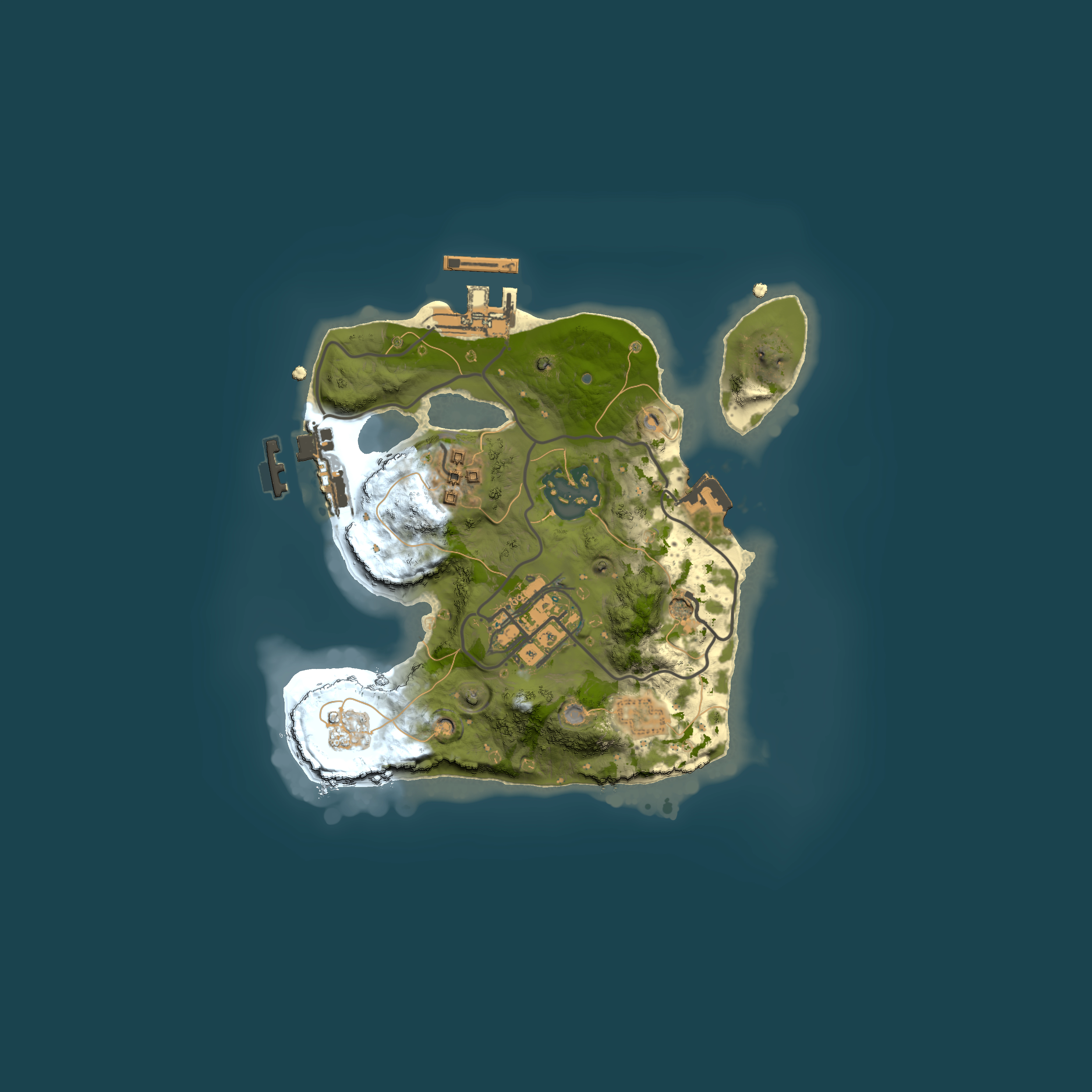 Full top-down render of Rust map seed 541080236, 2000x2000m