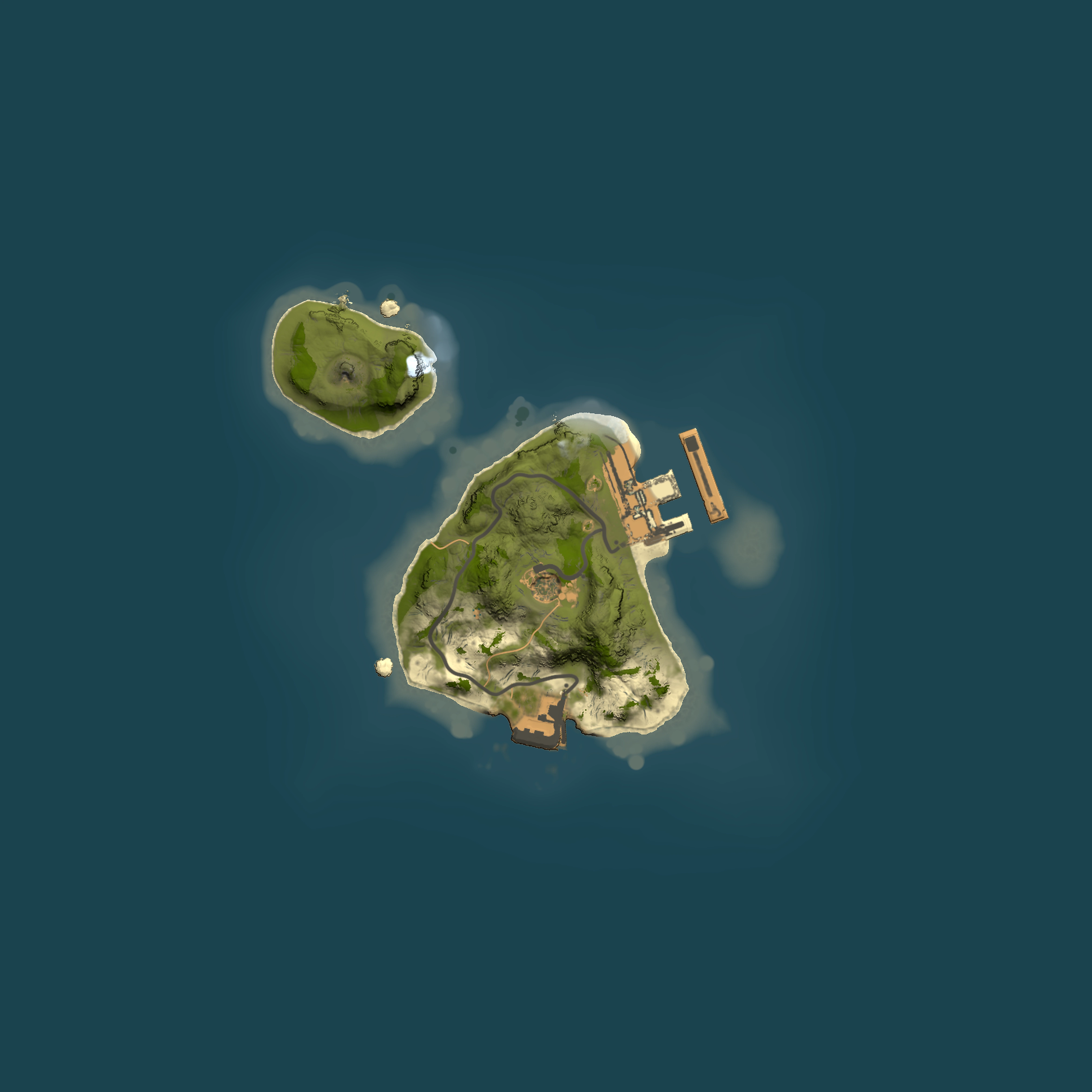 Full top-down render of Rust map seed 468975577, 1500x1500m