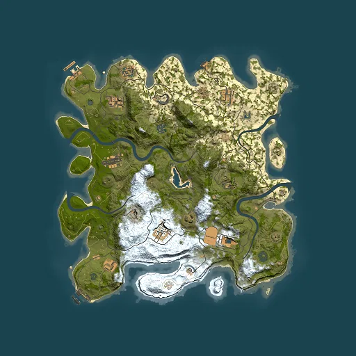 Rust map seed 1907218793, 4000x4000m top-down preview