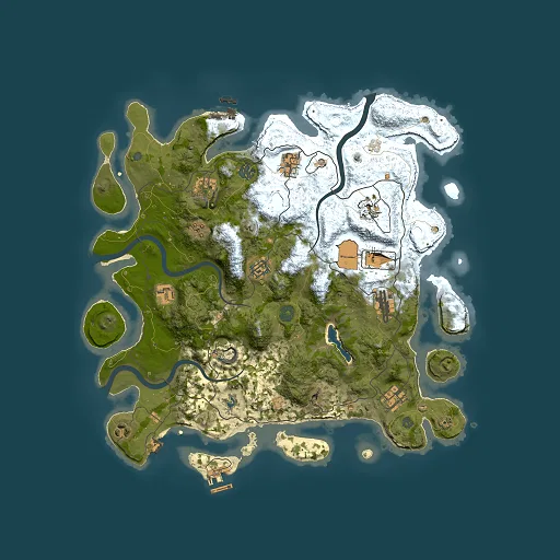 Rust map seed 161447246, 4000x4000m top-down preview