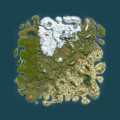 Rust map seed 146888912, 6000x6000m top-down preview