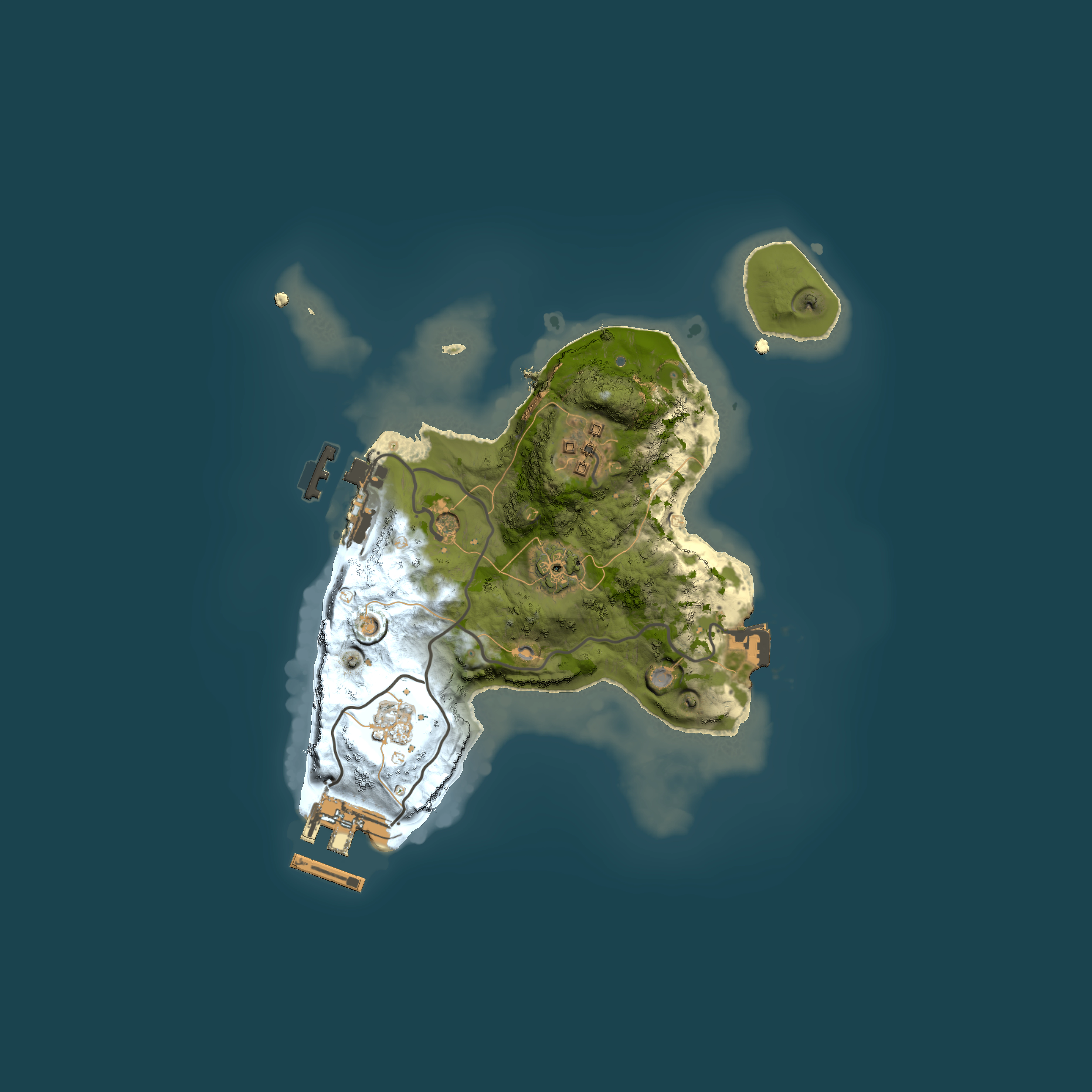Full top-down render of Rust map seed 283969139, 2000x2000m