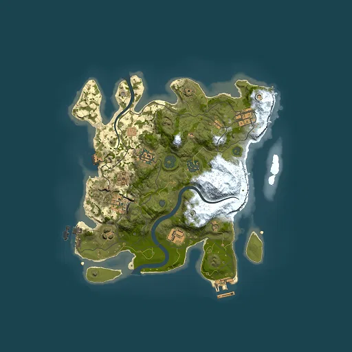 Rust map seed 56437732, 3000x3000m top-down preview