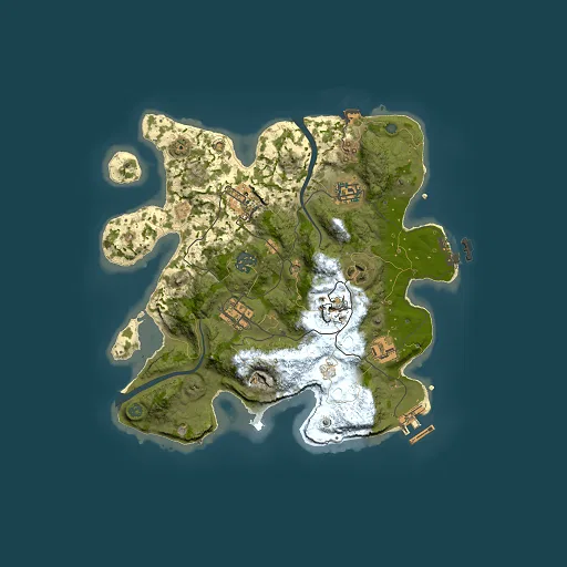 Rust map seed 112384846, 3000x3000m top-down preview