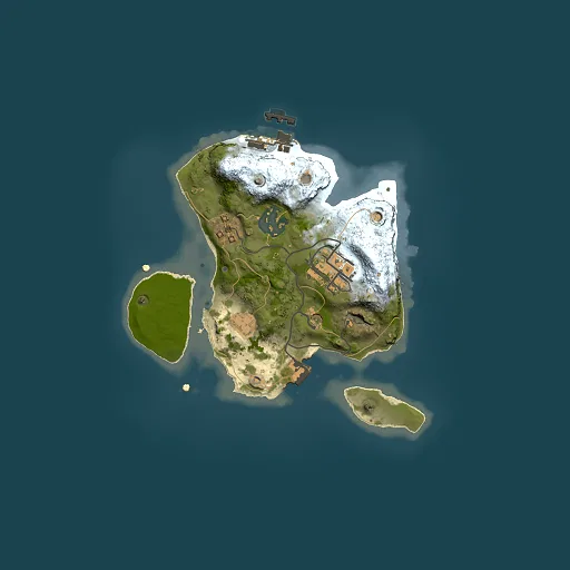 Rust map seed 1673560054, 2000x2000m top-down preview