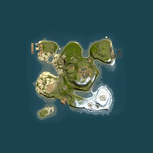 Rust map seed 1136775784, 2000x2000m top-down preview