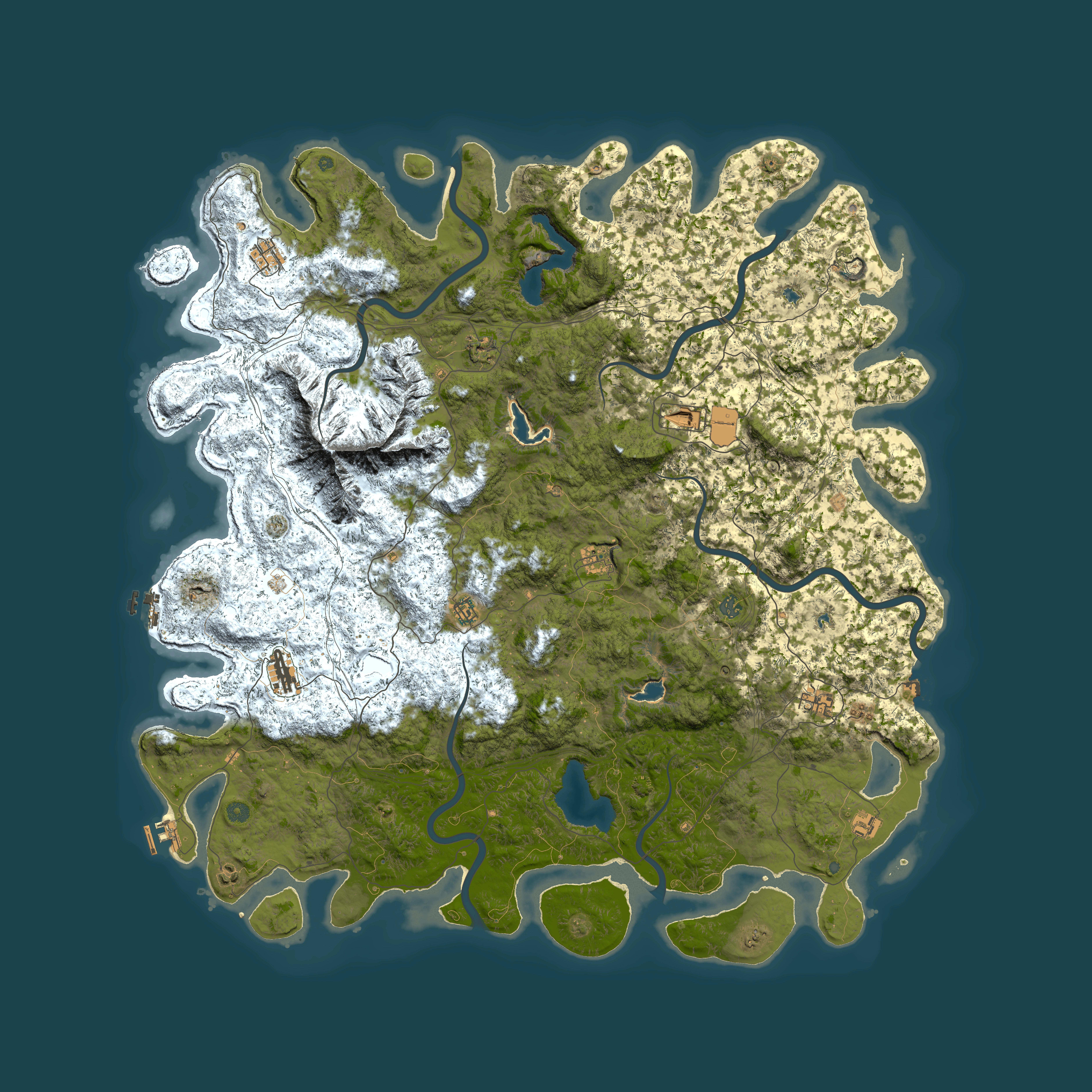 Full top-down render of Rust map seed 839773425, 6000x6000m