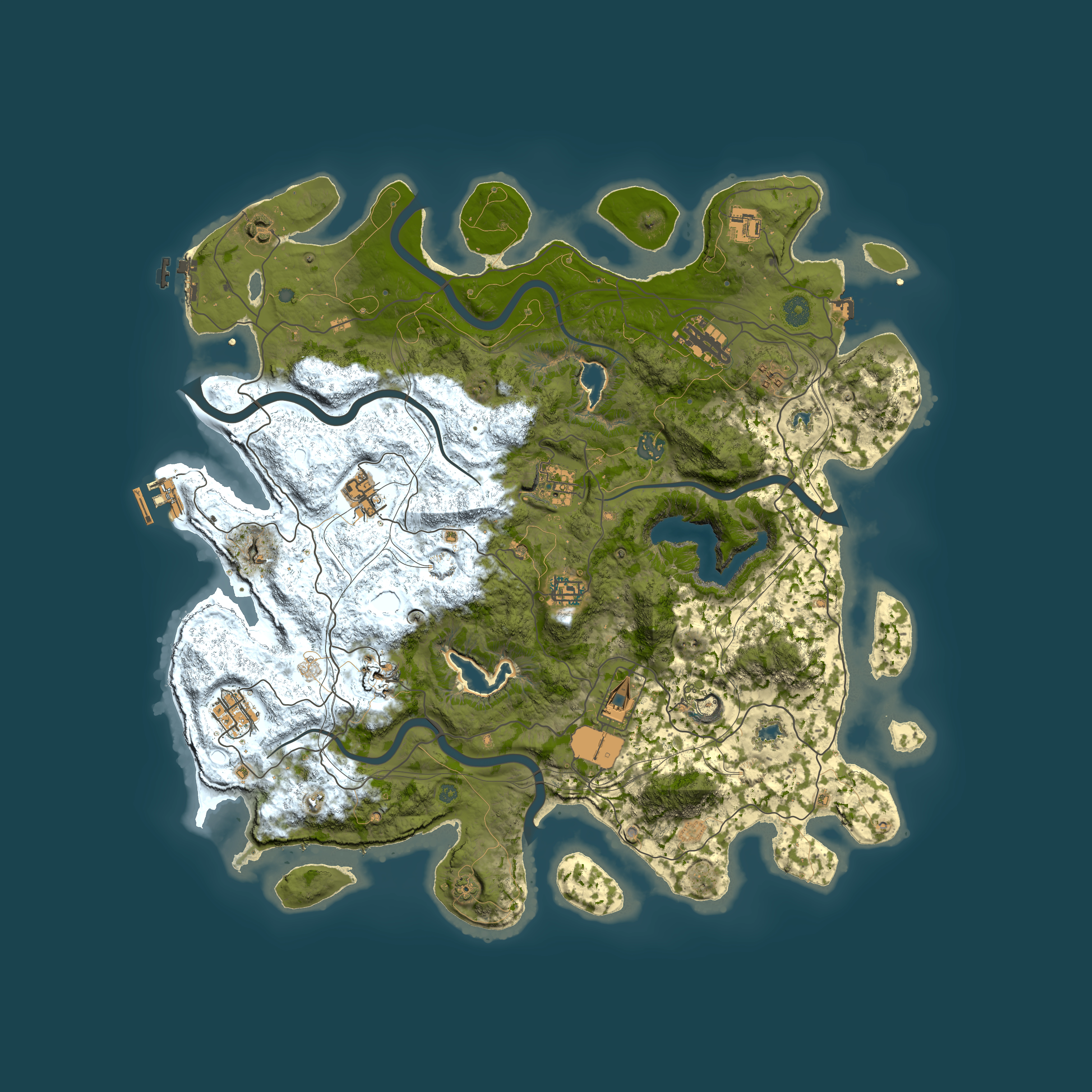 Full top-down render of Rust map seed 976746320, 4500x4500m