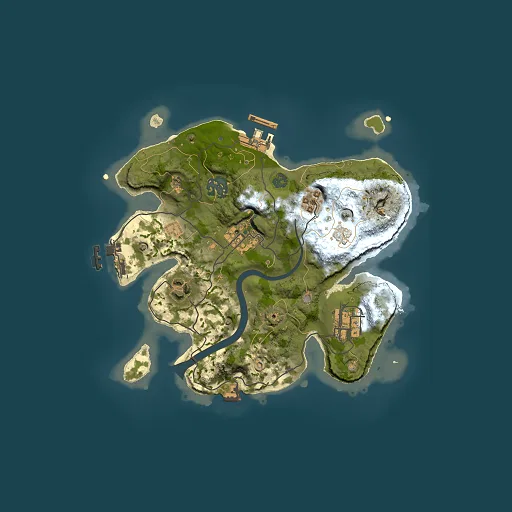 Rust map seed 2130520622, 2500x2500m top-down preview