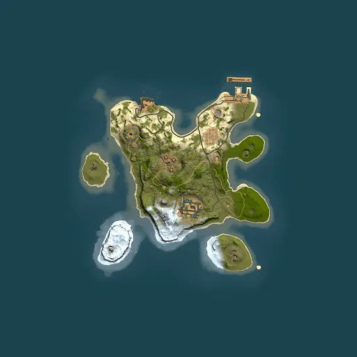 Rust map seed 2058371117, 2000x2000m top-down preview