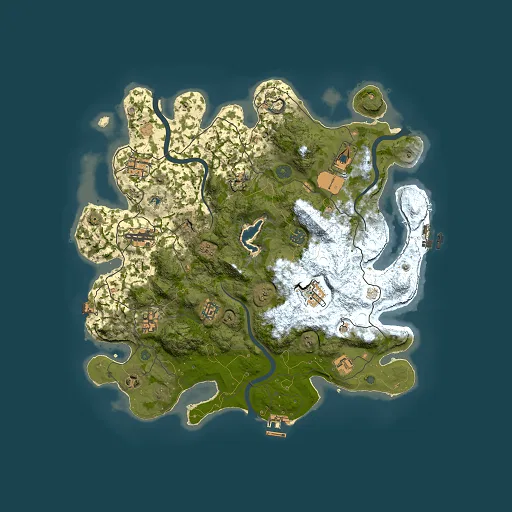 Rust map seed 1888977035, 4000x4000m top-down preview