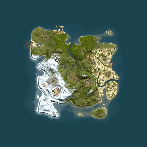 Rust map seed 434996044, 3000x3000m top-down preview