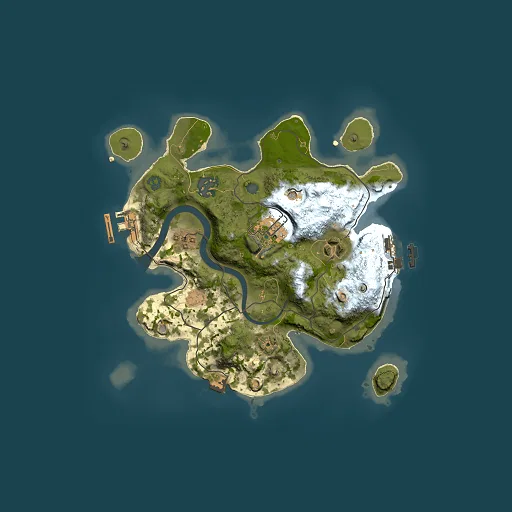 Rust map seed 828920305, 2500x2500m top-down preview