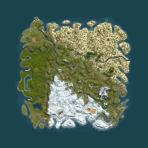 Rust map seed 1340717050, 6000x6000m top-down preview