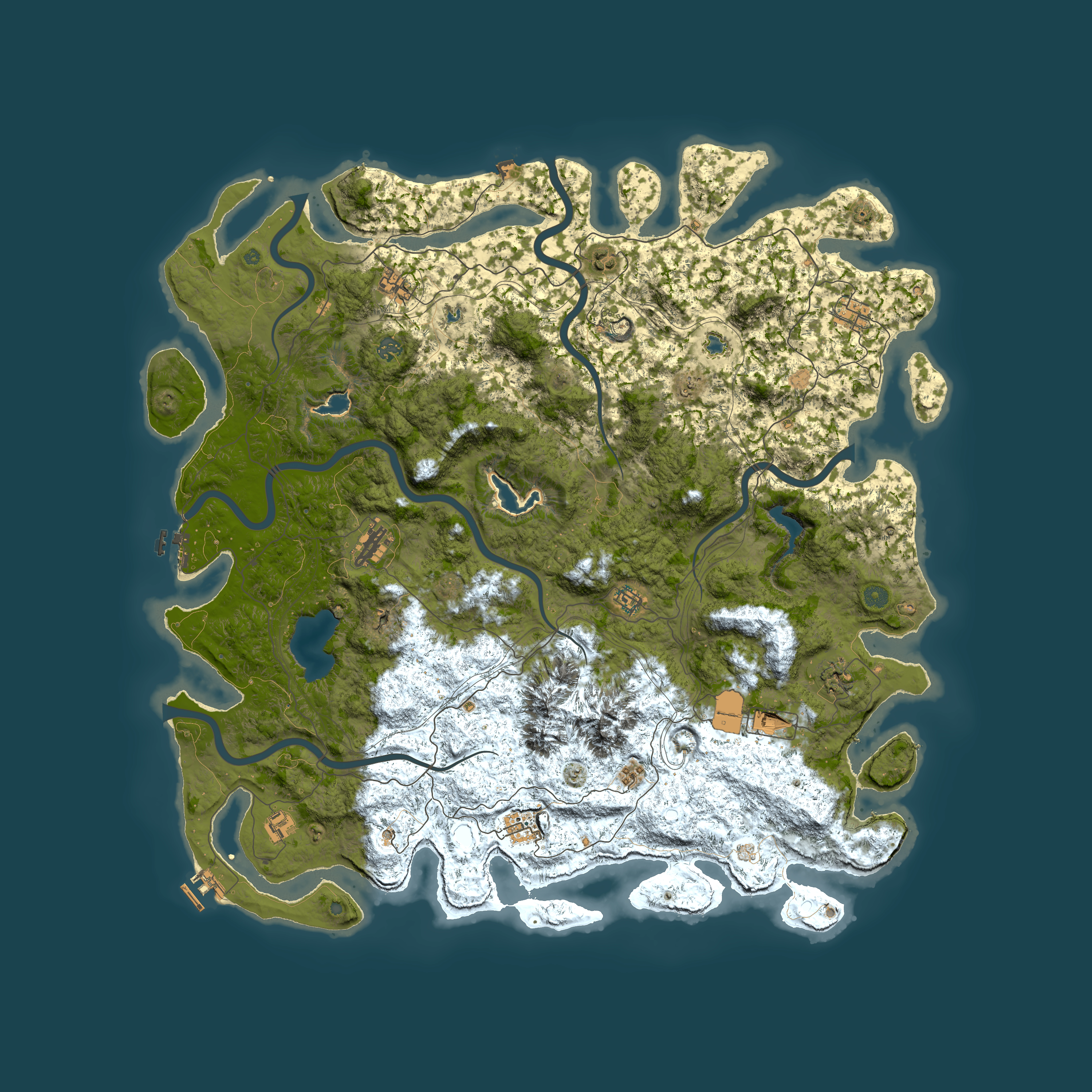 Full top-down render of Rust map seed 1515306381, 5500x5500m