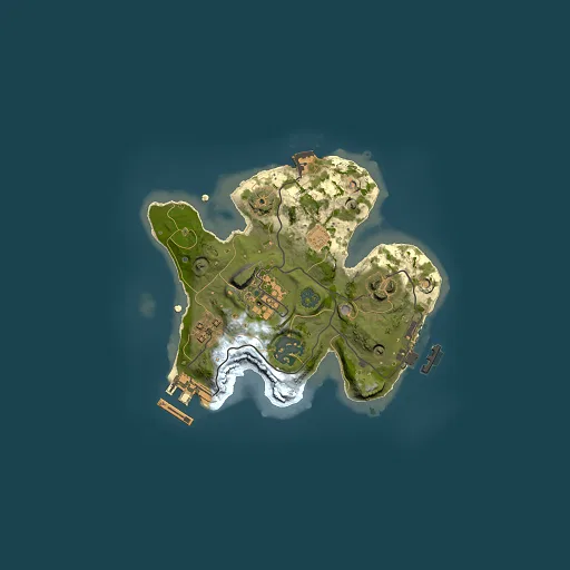 Rust map seed 228069648, 2000x2000m top-down preview