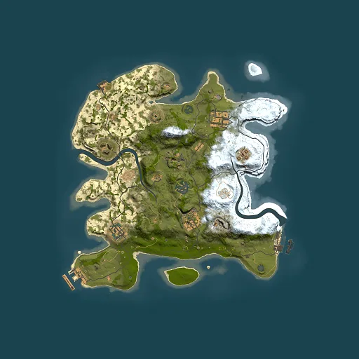 Rust map seed 621166230, 3000x3000m top-down preview