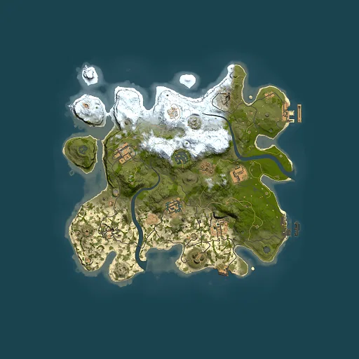 Rust map seed 583354019, 3000x3000m top-down preview