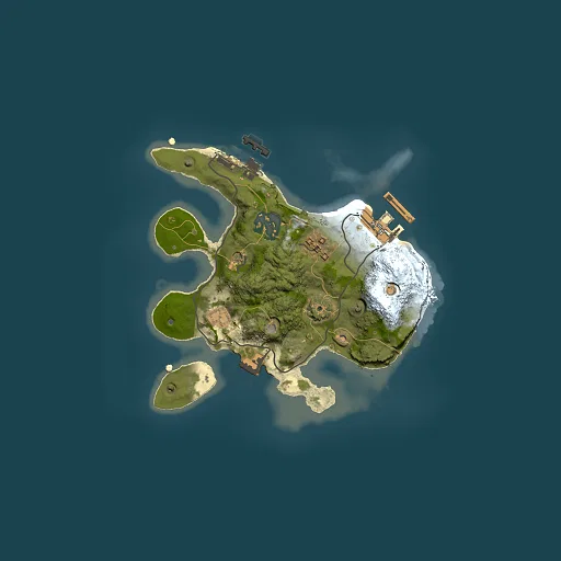 Rust map seed 878821686, 2000x2000m top-down preview