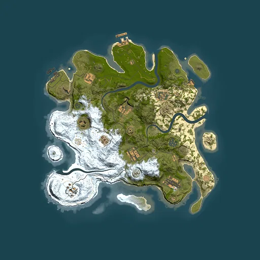 Rust map seed 930056197, 3500x3500m top-down preview