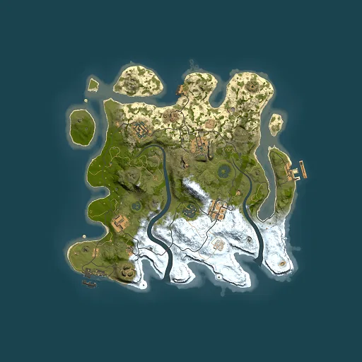 Rust map seed 492571026, 3000x3000m top-down preview