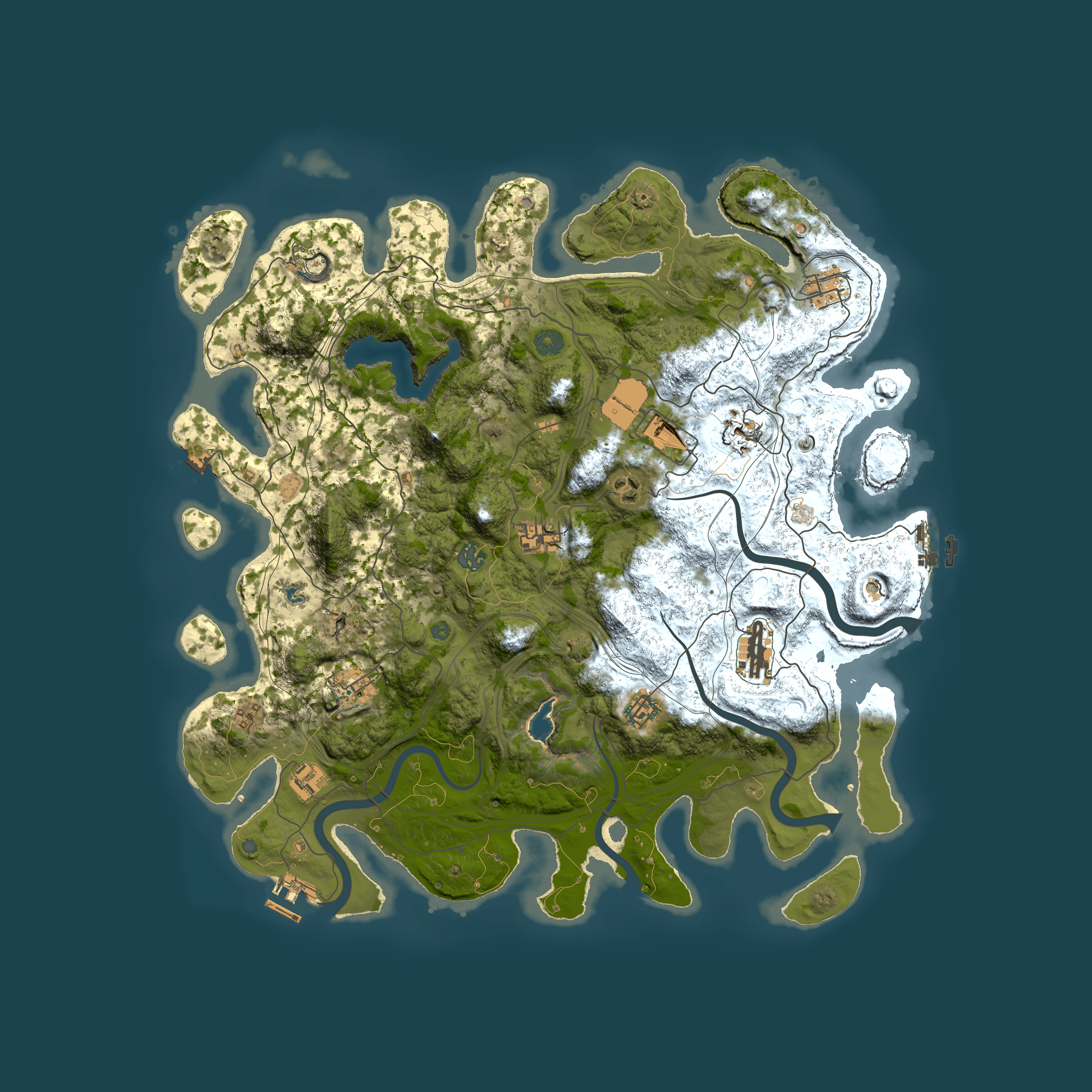 Full top-down render of Rust map seed 2083515655, 4500x4500m