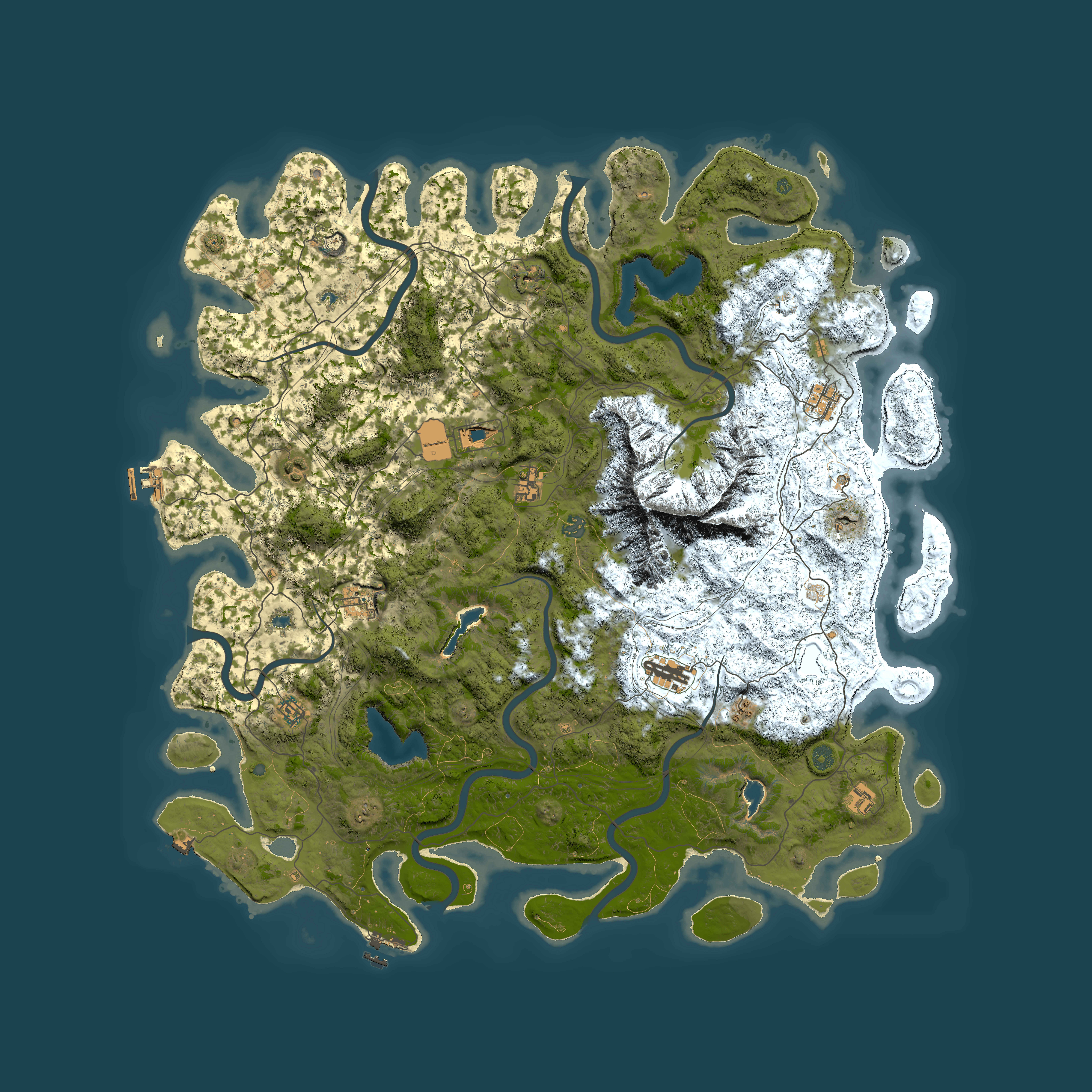 Full top-down render of Rust map seed 1630648328, 5500x5500m