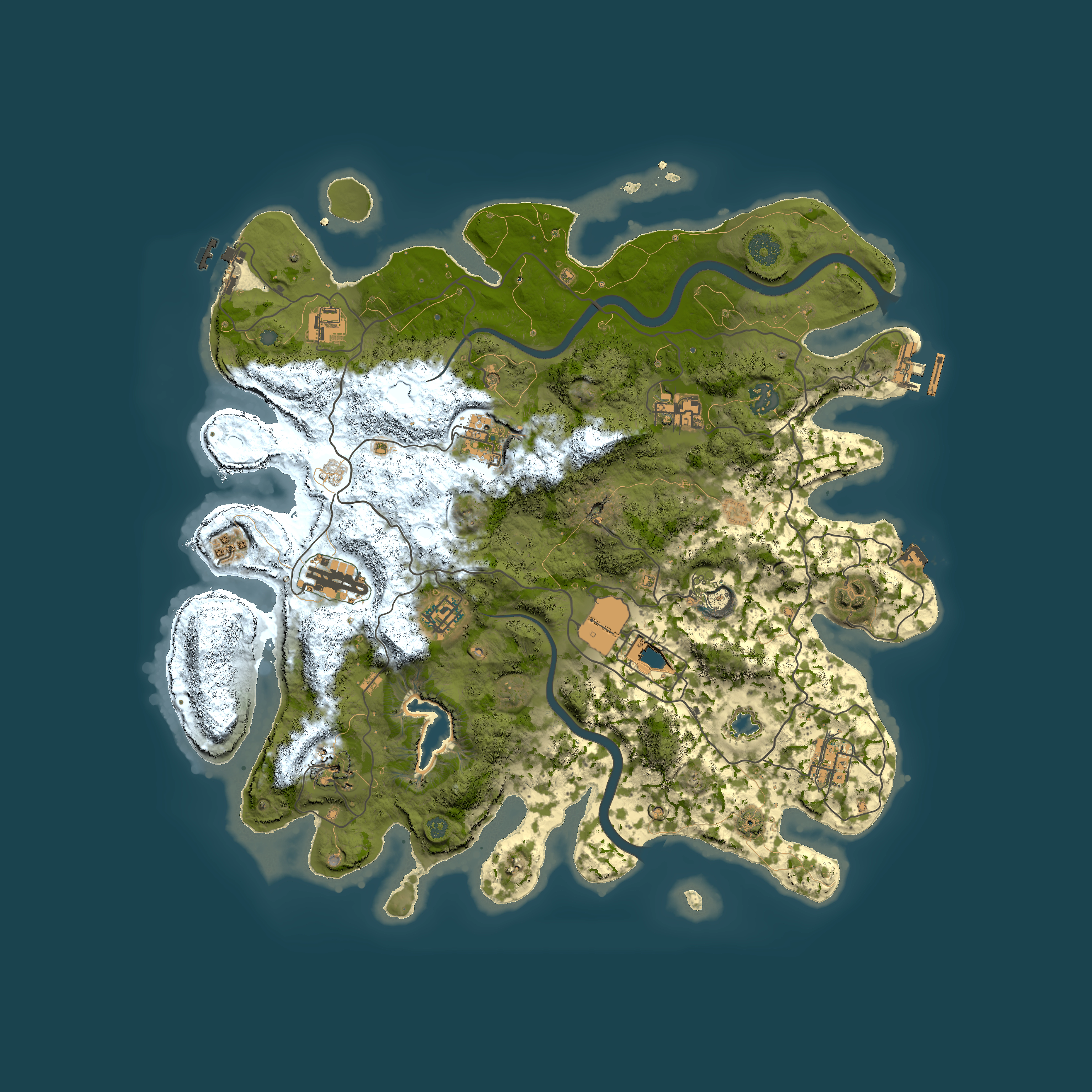 Full top-down render of Rust map seed 1790752396, 4000x4000m