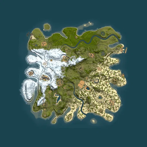 Rust map seed 1790752396, 4000x4000m top-down preview