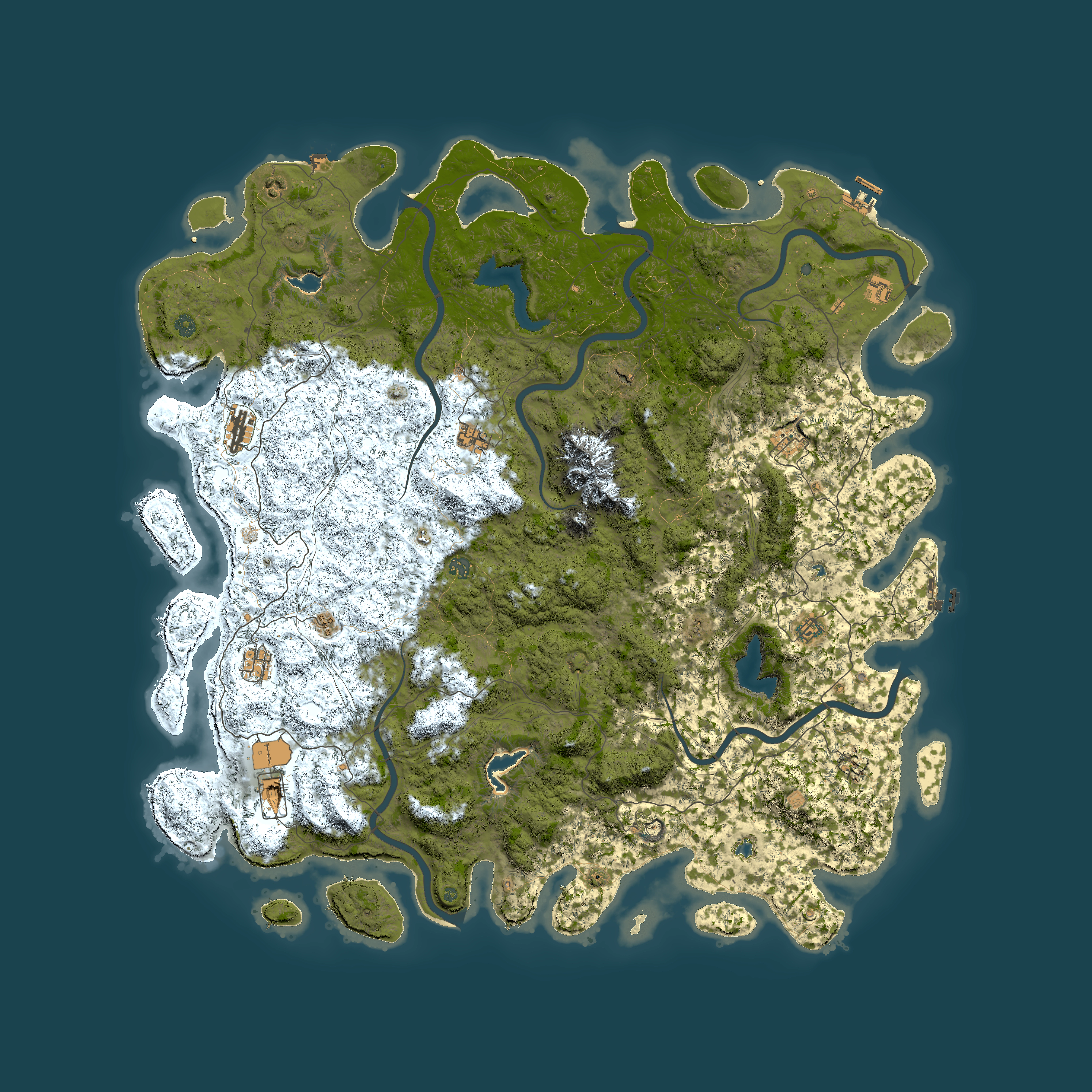 Full top-down render of Rust map seed 817747869, 6000x6000m