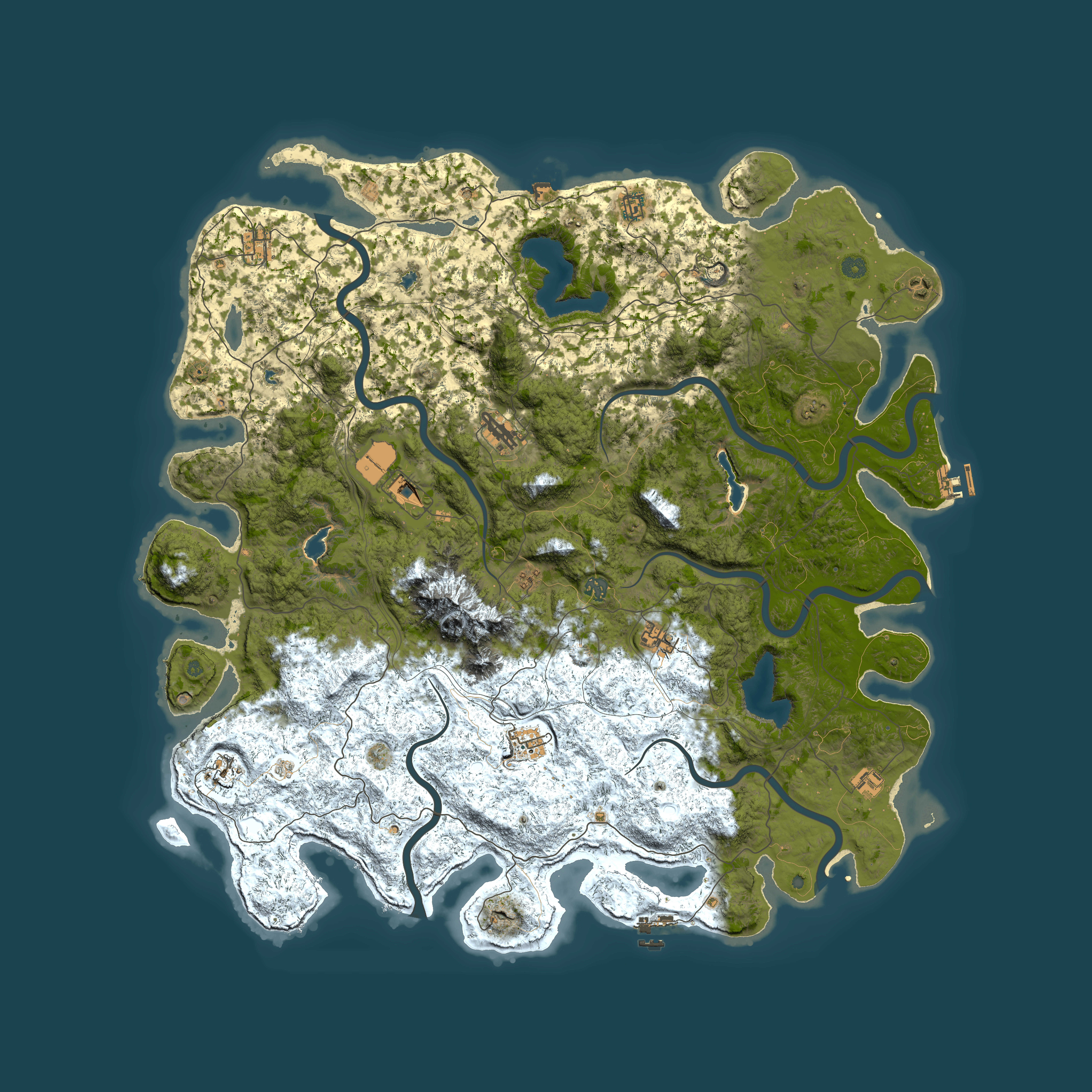 Full top-down render of Rust map seed 1554150909, 5500x5500m
