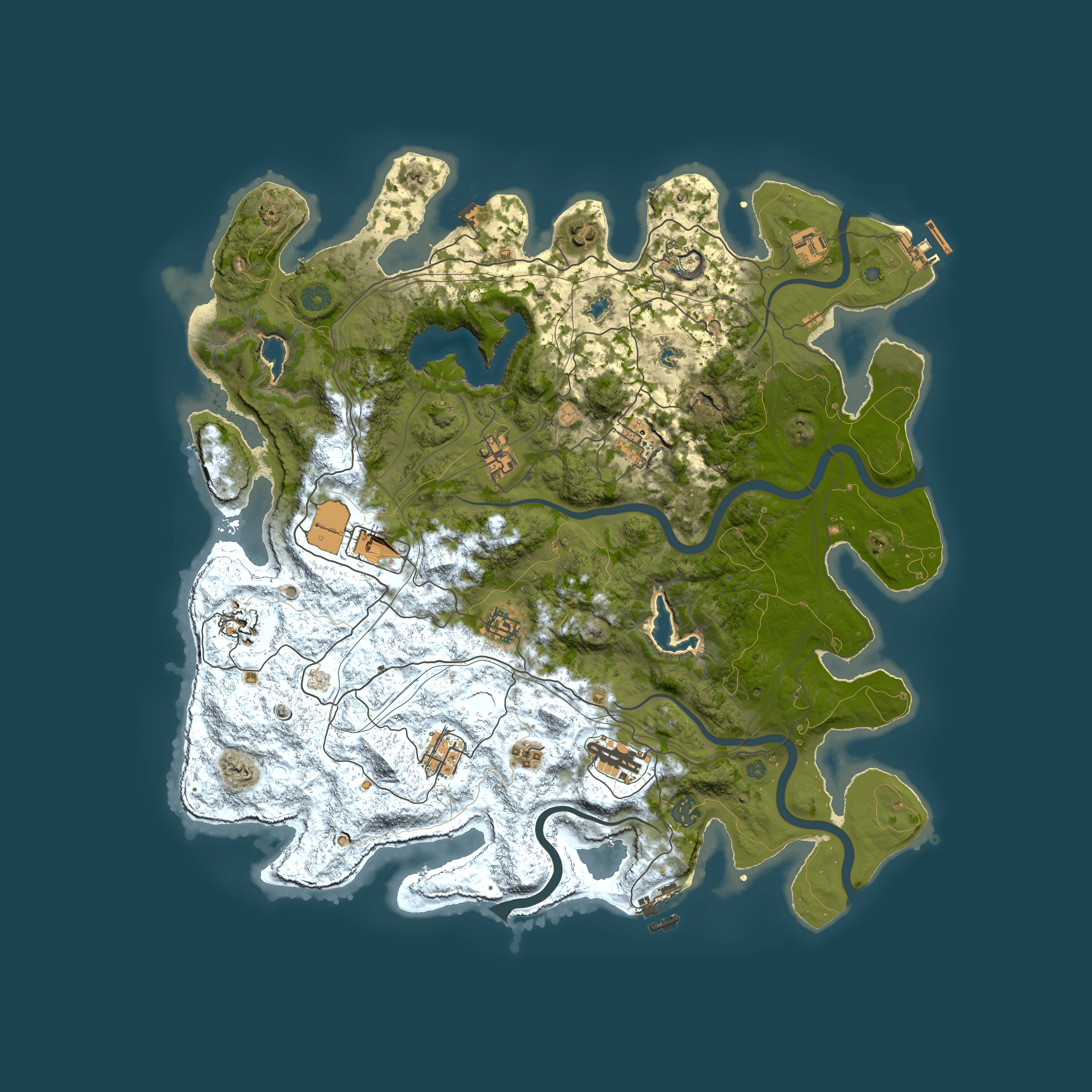 Full top-down render of Rust map seed 1779606538, 4500x4500m