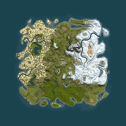 Rust map seed 796756938, 5000x5000m top-down preview