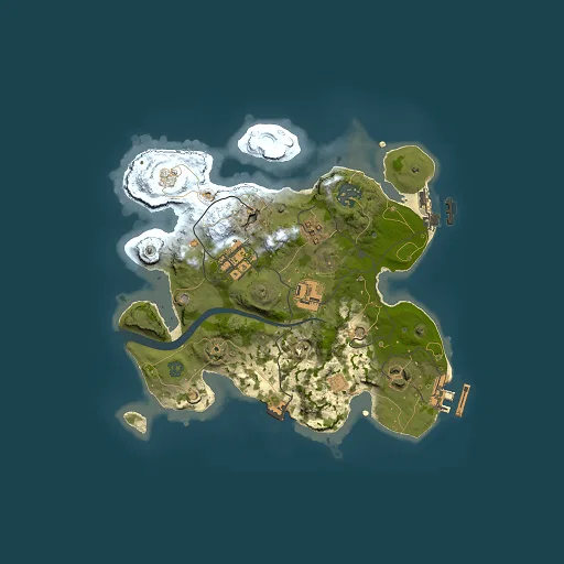 Rust map seed 1534585535, 2500x2500m top-down preview