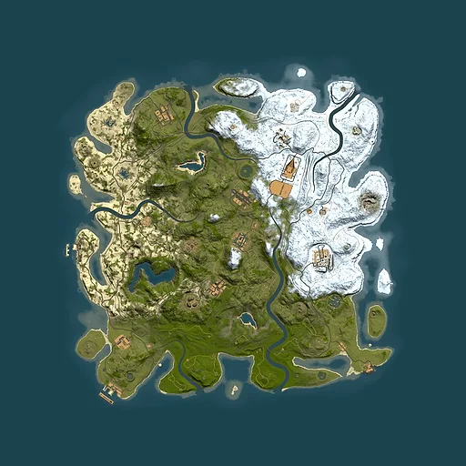 Rust map seed 602356141, 4500x4500m top-down preview